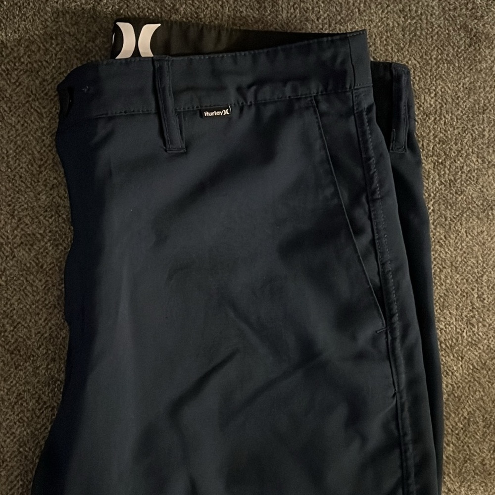 Navy Blue HURLEY Board Shorts / Swim Trunks Size 32